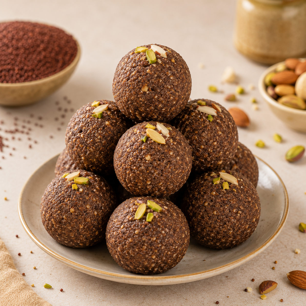 Nachani (Ragi) Ladoo