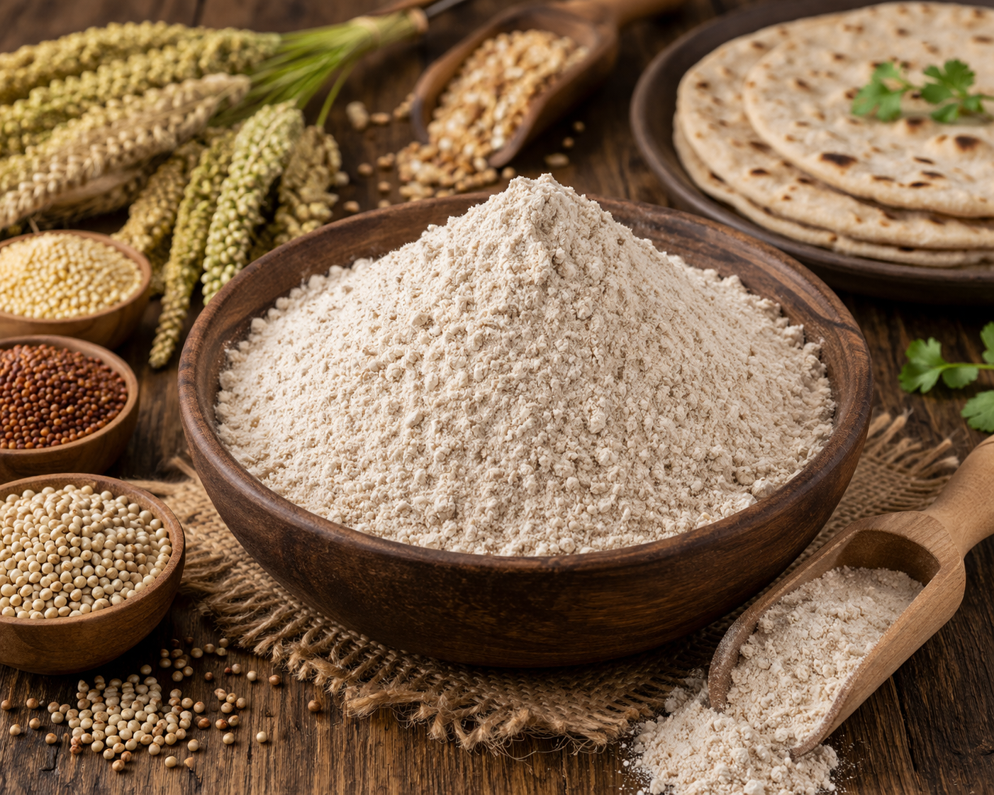 Millet Multigrain Flour – Nutritious Blend for Healthy Rotis & Baking