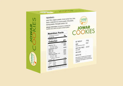 Jowar Cookies – Healthy Jwari Millet Biscuits