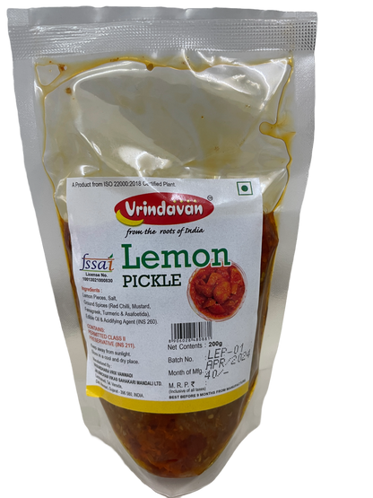 Vrindavan’s Lemon Pickle