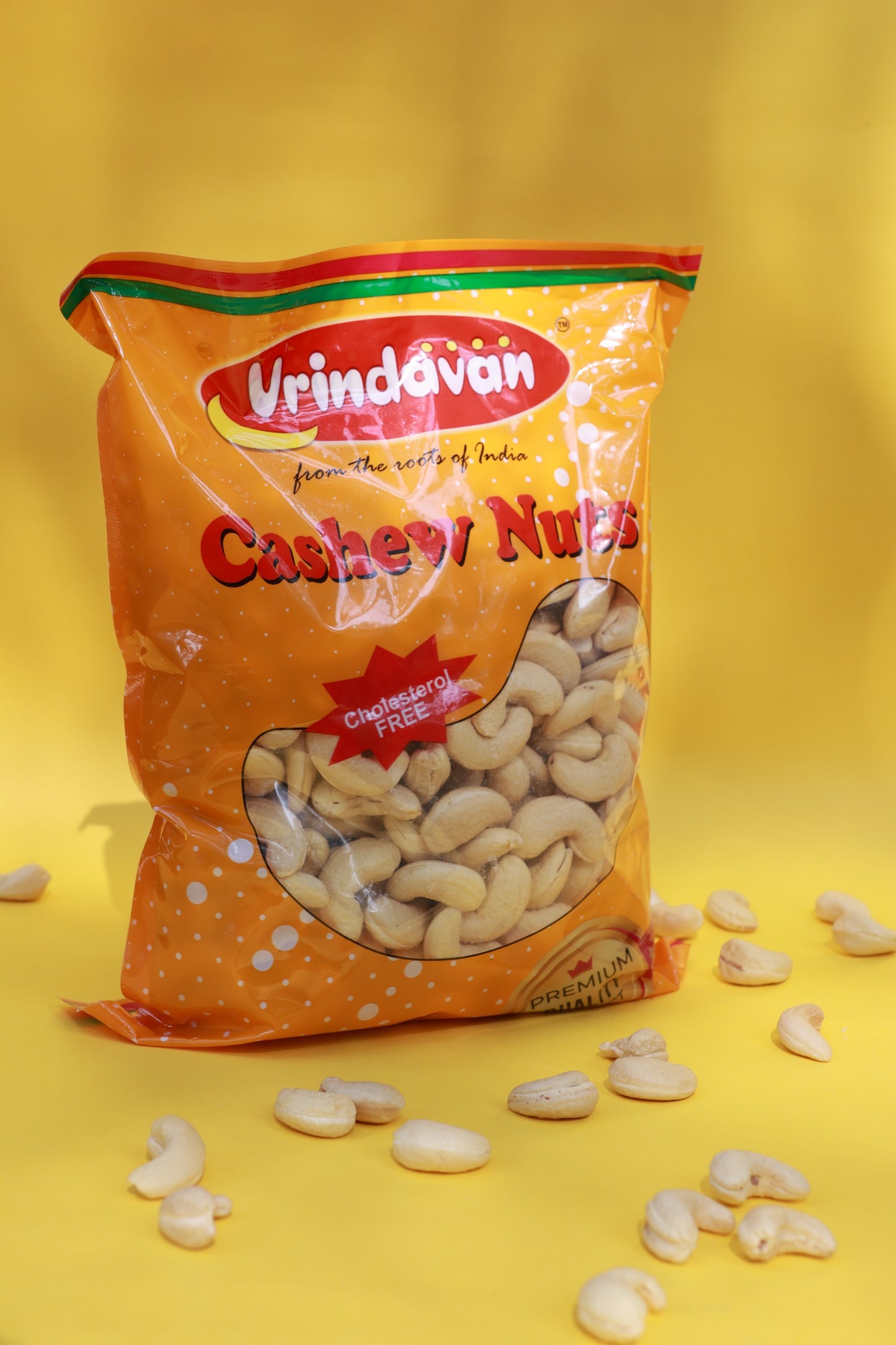 Vrindavan's W400 Cashew nuts — whole cashews in a value grade, farm-sourced, protein-rich