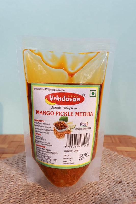 Vrindavan's Mango Methia Pickle