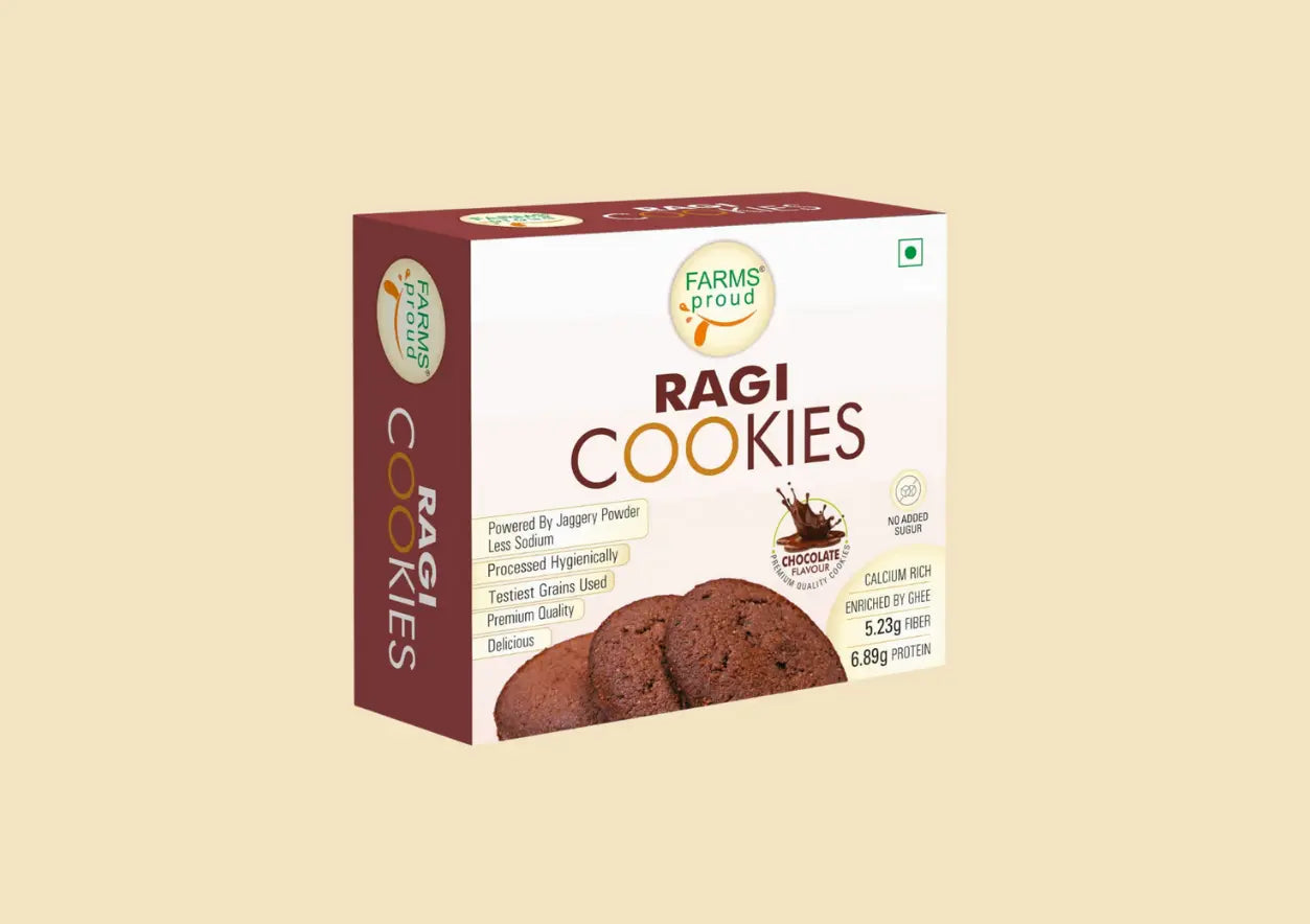 Ragi Cookies – Healthy Nachani Millet Biscuits