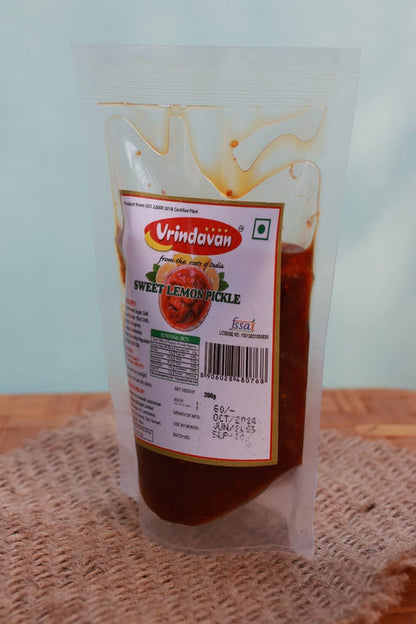 Vrindavan's Sweet Lemon Pickle